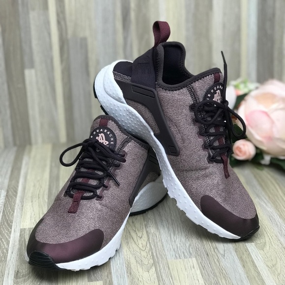 NWT Air Huarache Ultra PRM Burgundy Mousse WMNS - Picture 6 of 8